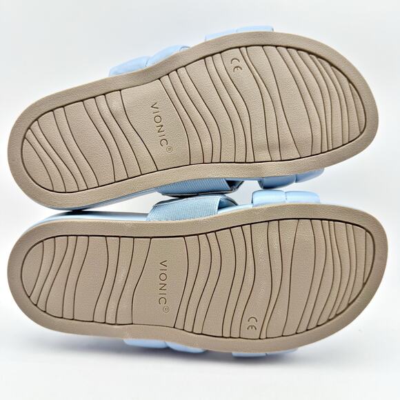 Vionic Womens Mayla Slide Sandals US 5 M EU 35 Blue Comfort NIB - Picture 11 of 12